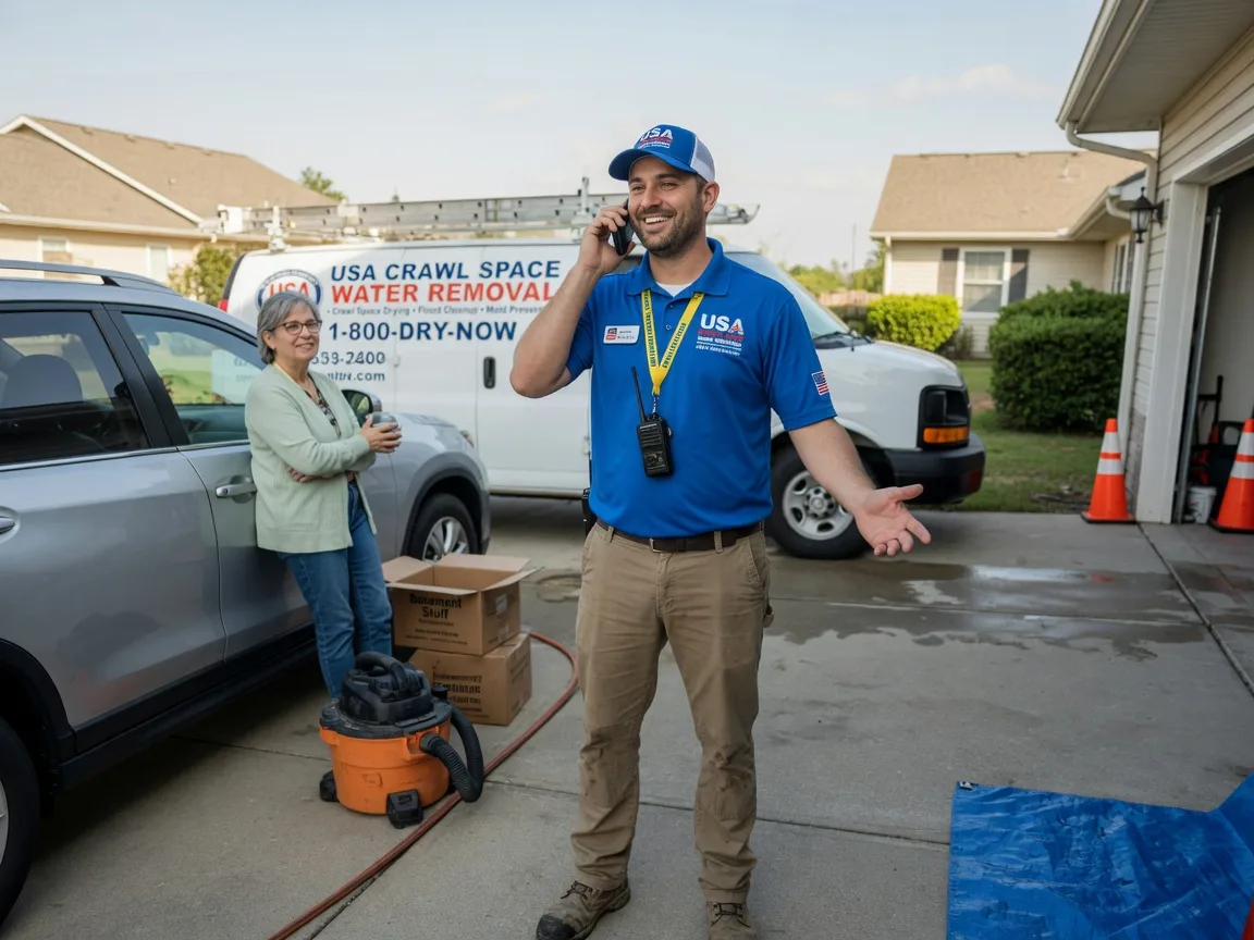 Crawl Space Water Removal Calvin, OK FAQs
